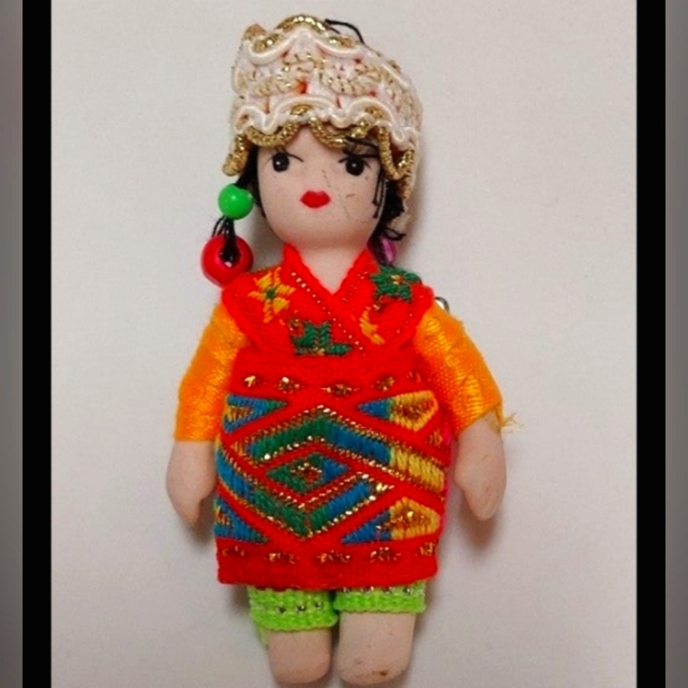 Vintage Miniature Russian Refrigerator Magnet Doll